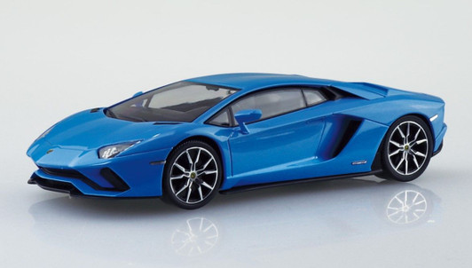 Aoshima The Snap Kit No.12-D 1/32 Lamborghini Aventador S Pearl Blue Plastic model