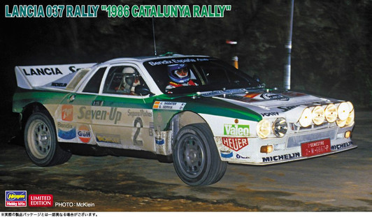 Hasegawa 1/24 Lancia 037 Rally '1986 Catalunya Rally' Plastic Model