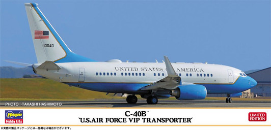 Hasegawa 1/200 C-40B US Air Force VIP Transporter Plastic Model