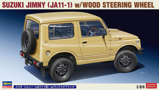 Hasegawa 1/24 Suzuki Jimny (JA11-1 type) w/Wood steering Plastic Model