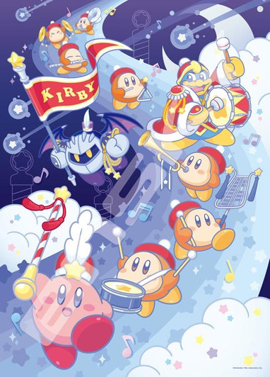 Ensky 500-504 Jigsaw Puzzle Kirby Marching Band (500 Pieces)