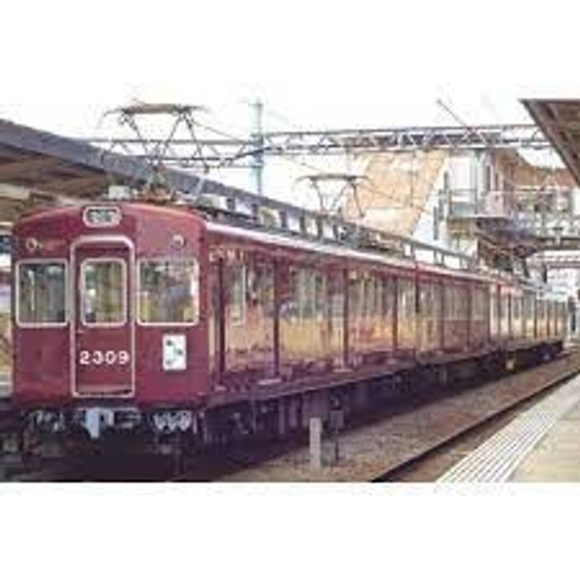 Microace A8489 Hankyu Railway Series 2300 Arashiyama Line 2309 Configuration 4 Cars Set (N Scale)