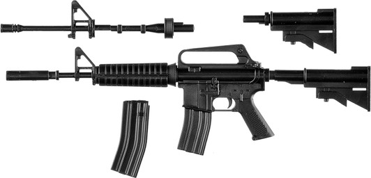 Tomytec Military Series 1/12 Little Armory LA080 XM177E2/・ゅ・E・ゑｽｭ653 Type Plastic Model