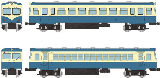 Tomytec Tomii Electric Railway Tao Line Diesel Train (New Painting) 2 Cars Set (N scale)