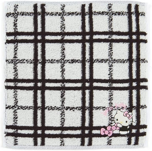 Sanrio Petit Towel Plaid Hello Kitty