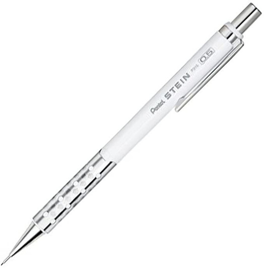 Pentel Stein Mechanical Pencil 0.5mm (Metallic White)