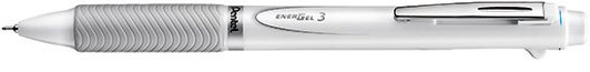 Pentel Energel 3 Color Ballpoint Pen 0.5mm (White)