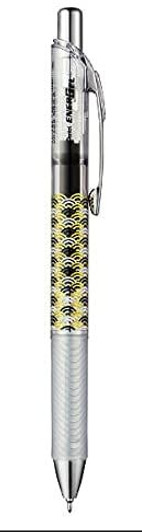Pentel Energel Japan Series Seigaiha Ballpoint Pen 0.5mm (Black)