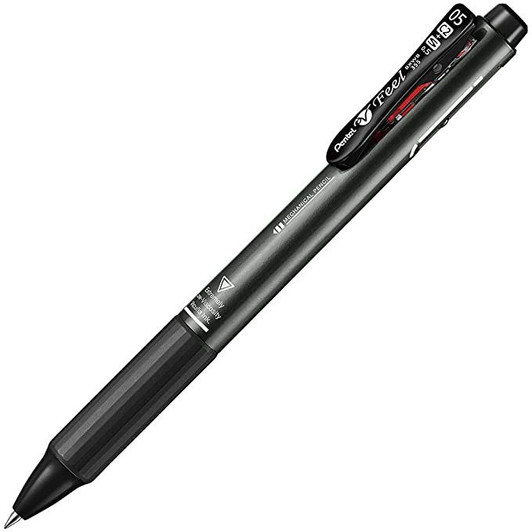 Pentel Vicuna Feel Multifunction Pen 0.5mm (Metallic Black)