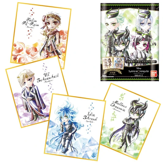 Bandai Candy Disney Twisted Wonderland Shikishi Art2 10Pack Box