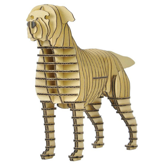 hacomo GRID Paper Craft Labrador Retriever