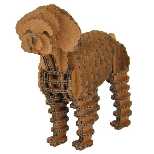 hacomo GRID Paper Craft Toy Poodle