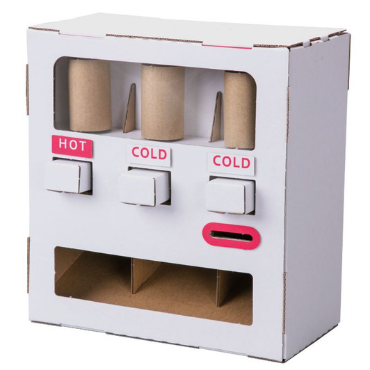 hacomo Cardboard Craft WOW Series Vending Machine