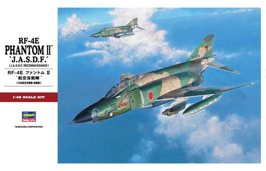 Hasegawa 1/48 RF-4E Phantom II 'J.A.S.D.F.' (J.A.S.D.F. Reconnaisane) Plastic Model