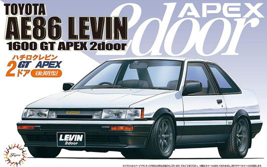 Fujimi Inch Up 1/24 Toyota AE86 Levin 1600GT Apex 2door Late Ver. Plastic Model