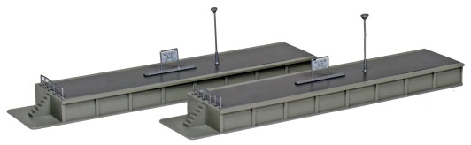 Kato 23-174 Island Platform End A (2 pieces) (N scale)