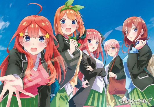 Ensky 1000T-307 Jigsaw Puzzle The Quintessential Quintuplets 5 Heroines (1000 Pieces)