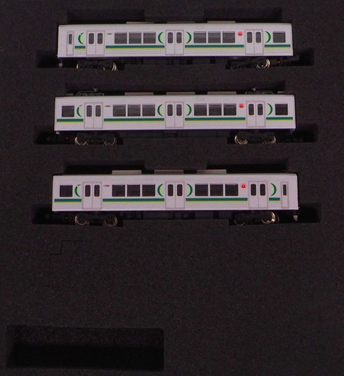 Greenmax 30625 Tokyu Series 1000-1500 (Reinforced Obstacle Deflector) 3 Cars Set (N scale)