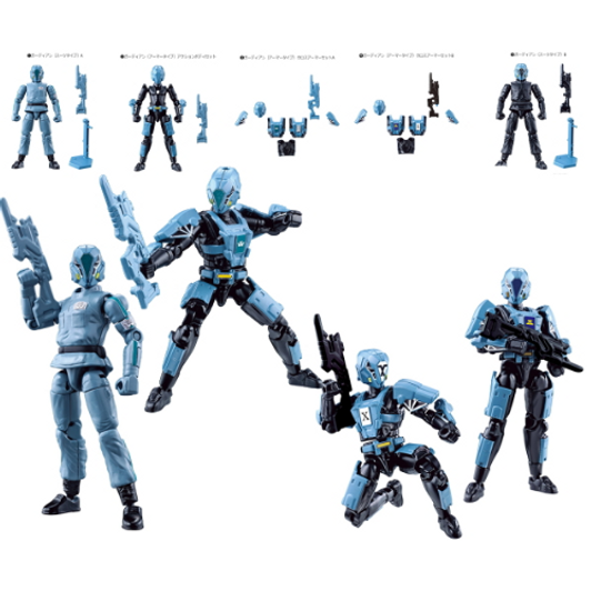 Bandai Candy SODO - Kamen Rider Build Action Guardians 8Pcs Box (Candy Toy)