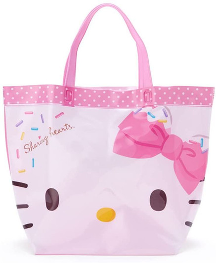 Sanrio Vinyl Summer Bag Hello Kitty Face