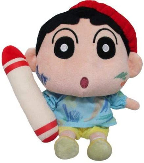 San-ei Crayon Shin-chan Plush Doll Shin-chan Scribbling S