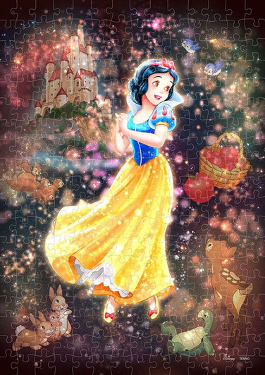 Tenyo DSG266-974 Jigsaw Puzzle Disney Snow White Shining Hope (Stained Art) (266 S-Pieces)
