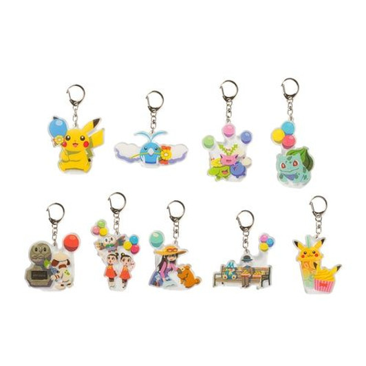Pokemon Center Original Acrylic Keychain Collection Mega Tokyo R Box