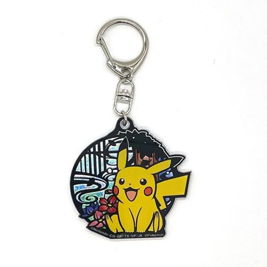 Pokemon Center Original Glitter Keychain Pikachu