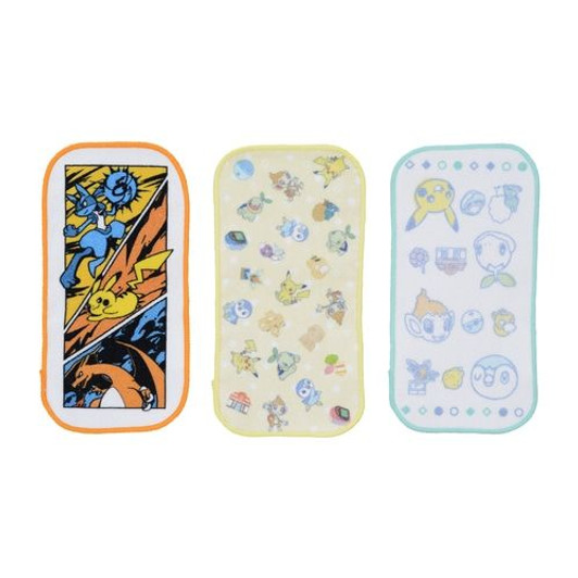 Pokemon Center Original Pocket Towel 3 Set 'Battle Start!'