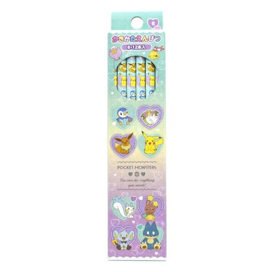 Pokemon Center Pencil Set Heart Bubble B