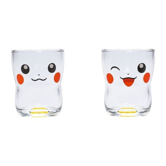 Pokemon Center Original Strong Glasses Set of Two Pikachu Face (S)