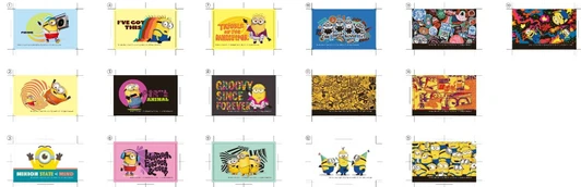 Furuta Minions Fever Chocolate Wafer Sticker 10Pcs Box (Candy Toy)