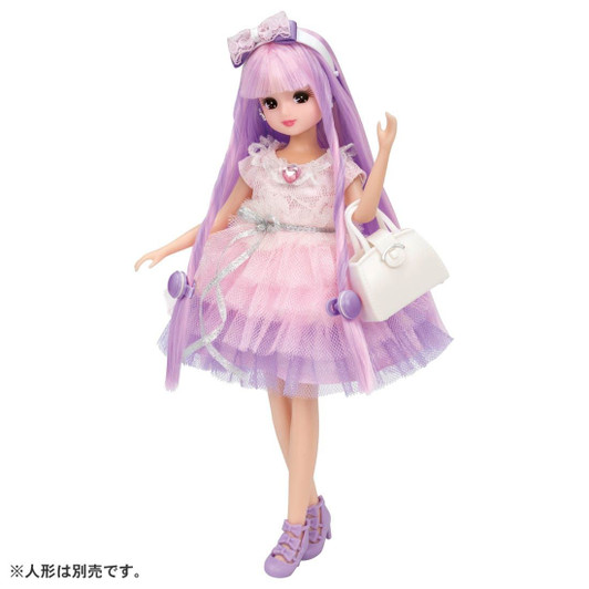 Takara Tomy Licca Doll #Niji Kyun Curl Dress Set Pinky Outfit