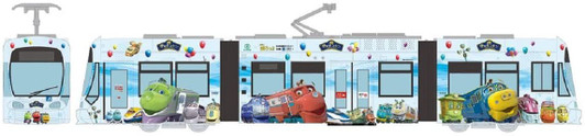 Tomytec Hiroshima Electric Railway Type 1000 No.1018 (Chuggington Wrapping Train) (N scale)