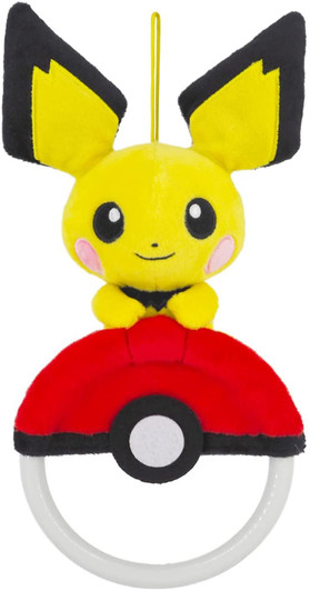 San-ei Pokemon Plush Doll Towel Hanger Pichu
