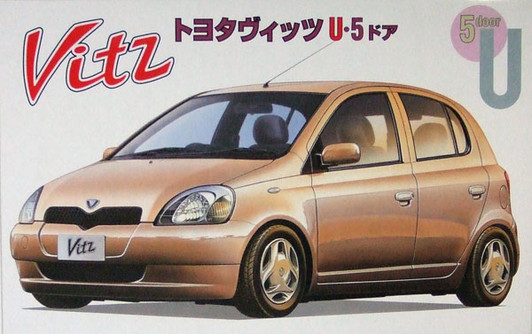 Fujimi Inch Up 1/24 Toyota Vitz U 5-Door Plastic Model
