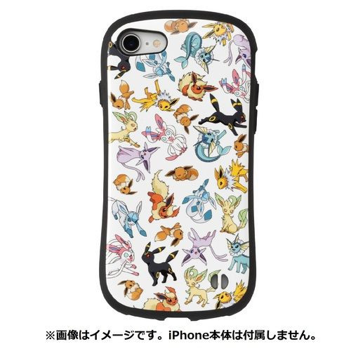 Pokemon Center iFace Case for iPhone SE 2020-2022 7/8 White Eeveeloutions