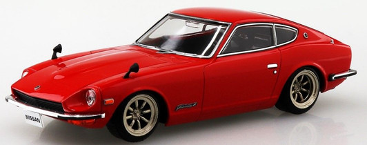Aoshima The Snap Kit 1/32 Nissan S30 Fairlady Z Custom Wheel (Red) Plastic Model