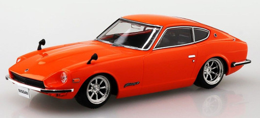 Aoshima The Snap Kit 1/32 Nissan S30 Fairlady Z Custom Wheel (Orange) Plastic Model