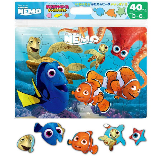 Tenyo DC40-162 Jigsaw Puzzle Disney Finding Nemo Creatures of the Sea (40 Pieces) Child Puzzle