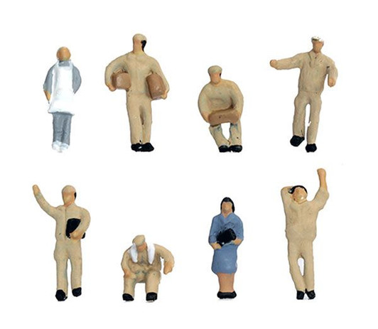 Tomytec (Ningen 138) Model People 'Factory Workers' (N scale)