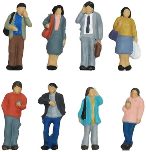 Tomytec (Ningen 136) Model People 'People Standing' (N scale)