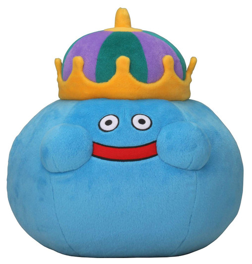 Square Enix Dragon Quest Smile Slime Plush: King Slime (L Size)
