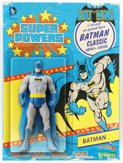 Kotobukiya SV122 ARTFX+ BATMAN CLASSIC Super Powers PVC Figure 1/10 Scale