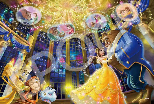 Epoch 97-007 Jigsaw Puzzle Disney Emotional Story Series Beauty and the Beast (Decoration Puzzle) (1000 Pieces)