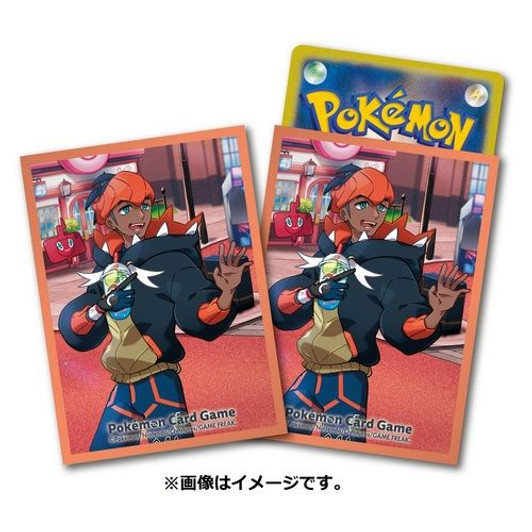 Pokemon Center Original Card Sleeve PKMN Trainers Off Shot! Raihan