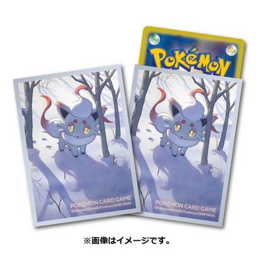 Pokemon Center Original Card Sleeve Hisuian Zorua Pokemon Center Original Card Sleeve Hisuian Zorua