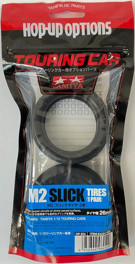 Tamiya 53224 (OP224) M2 Slicks (1Pair) For 1/10 4WD/FWD