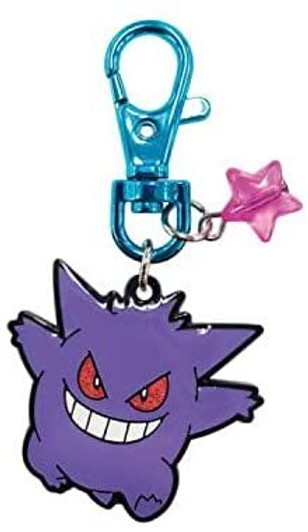 SK JAPAN Pokemon Glitter Metal Keychain Gengar