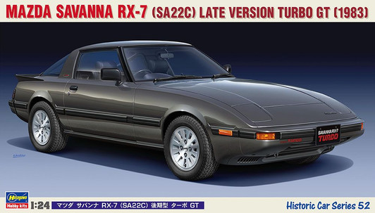 Hasegawa 1/24 Mazda Savanna RX-7 (SA22C) Late Model Turbo GT Plastic Model